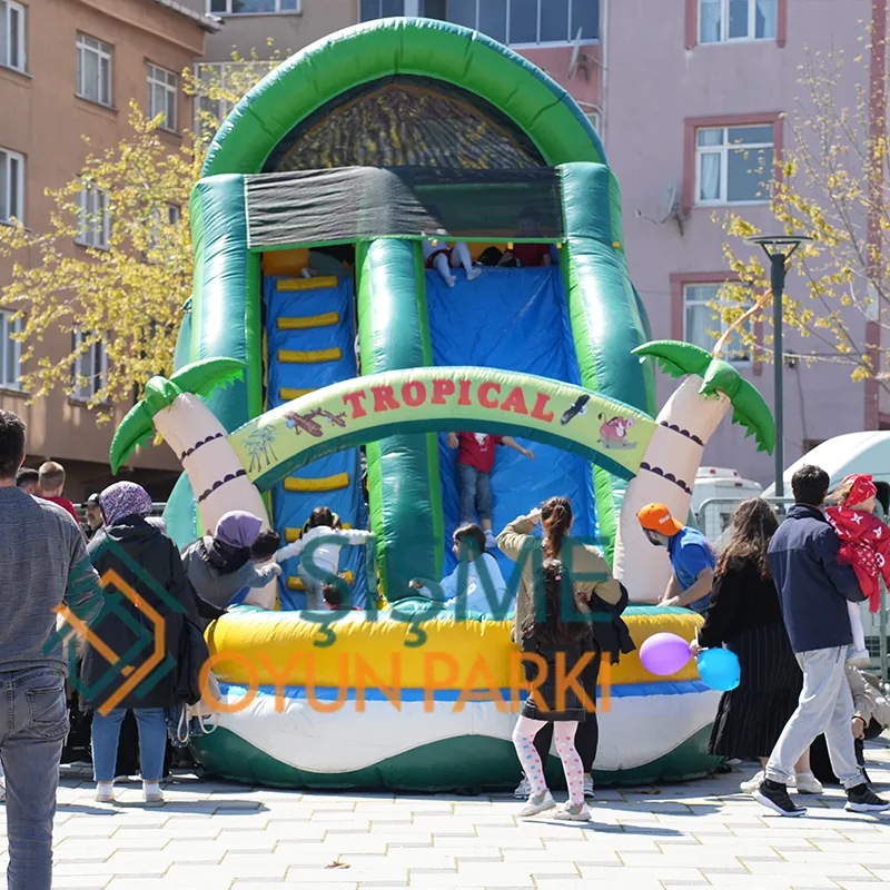 Şişme Tropikal Kaydırak