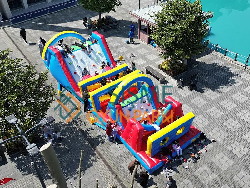 Şişme Decatlon Engelli Parkuru